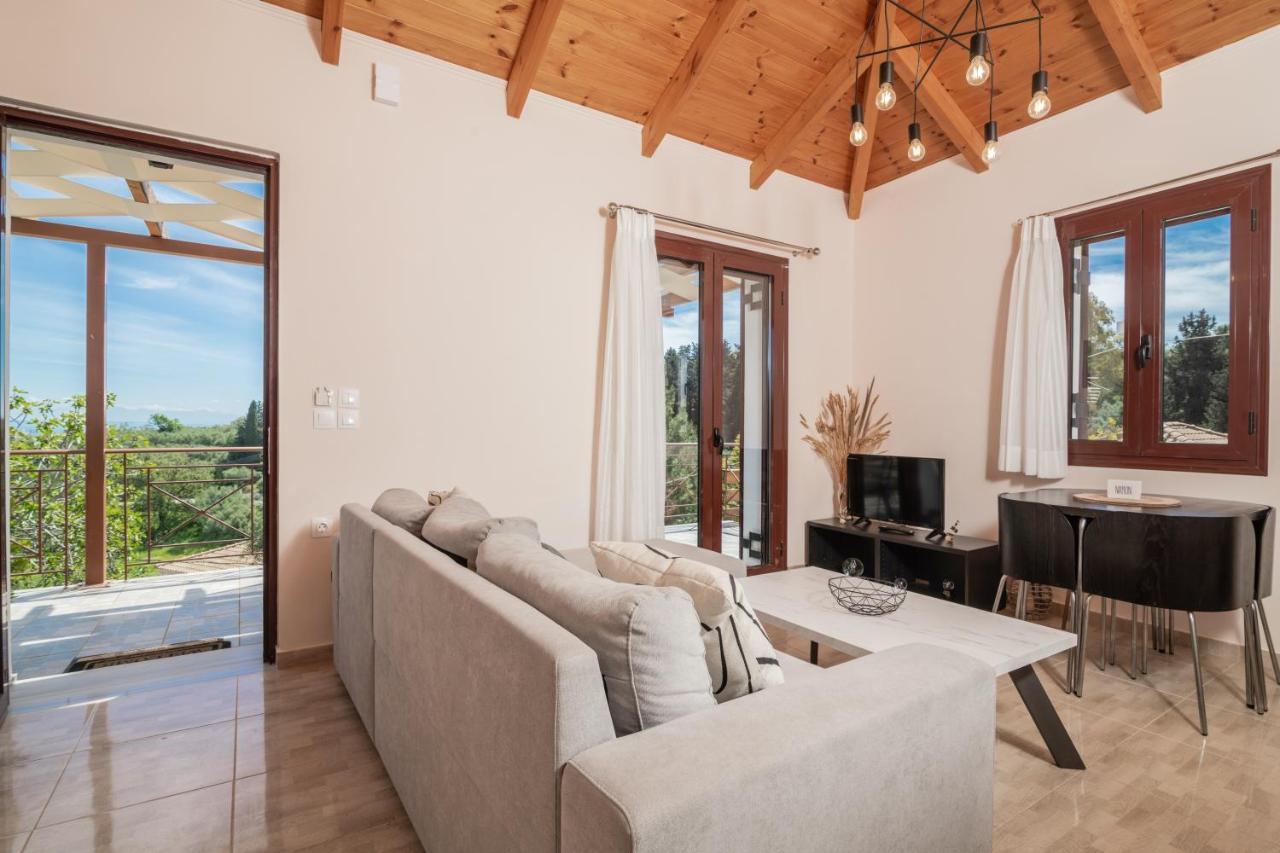 Vozas Villas - Traditional Houses With Great View Tragaki Bagian luar foto