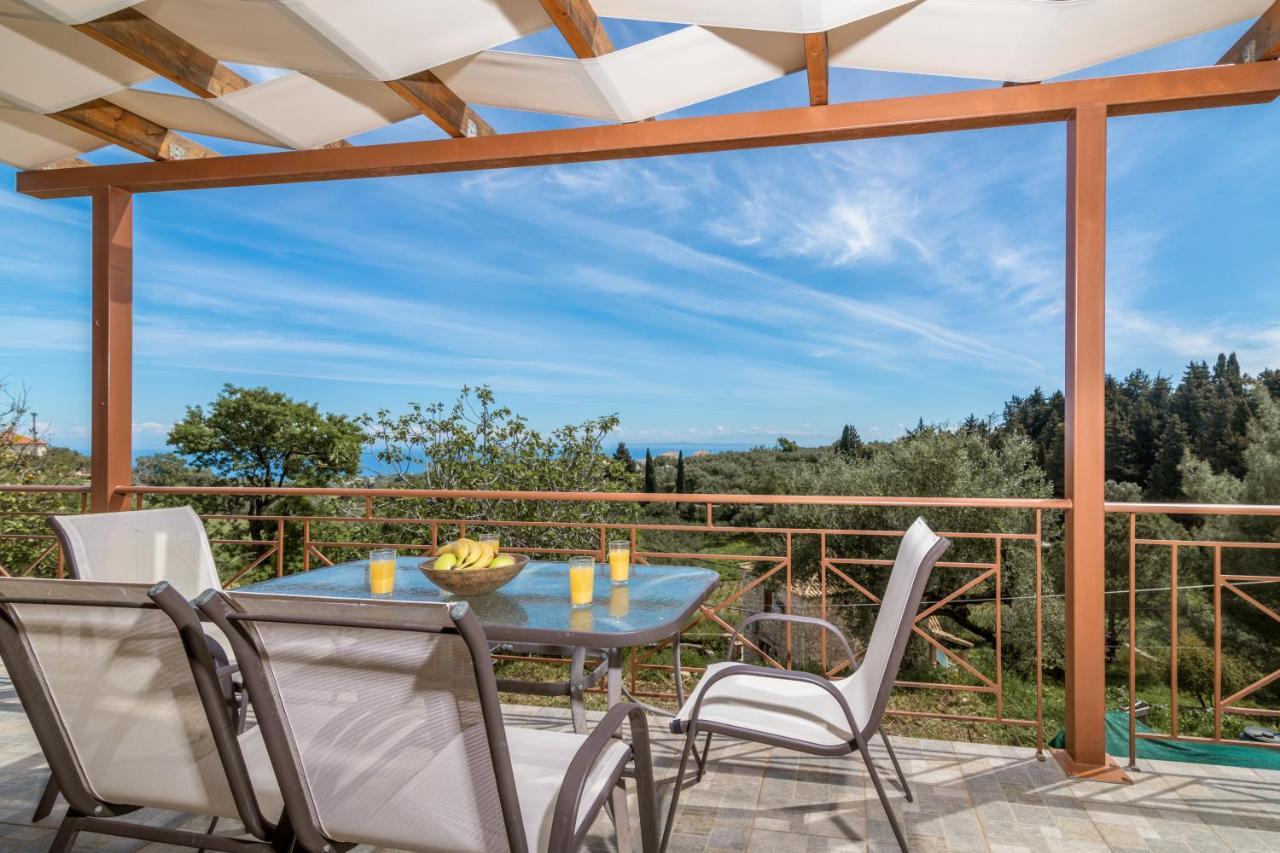 Vozas Villas - Traditional Houses With Great View Tragaki Bagian luar foto