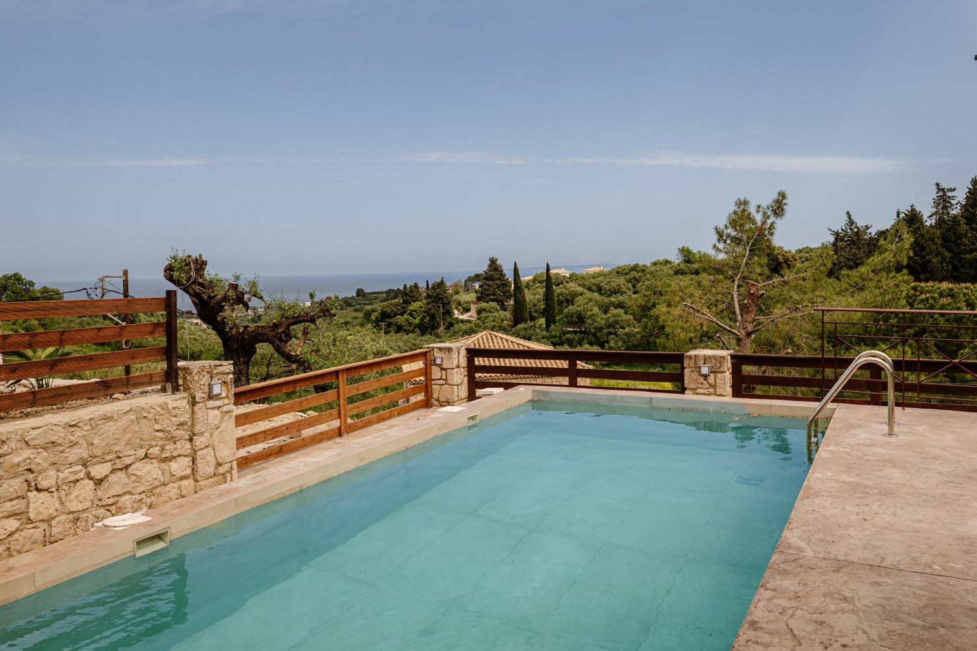 Vozas Villas - Traditional Houses With Great View Tragaki Bagian luar foto