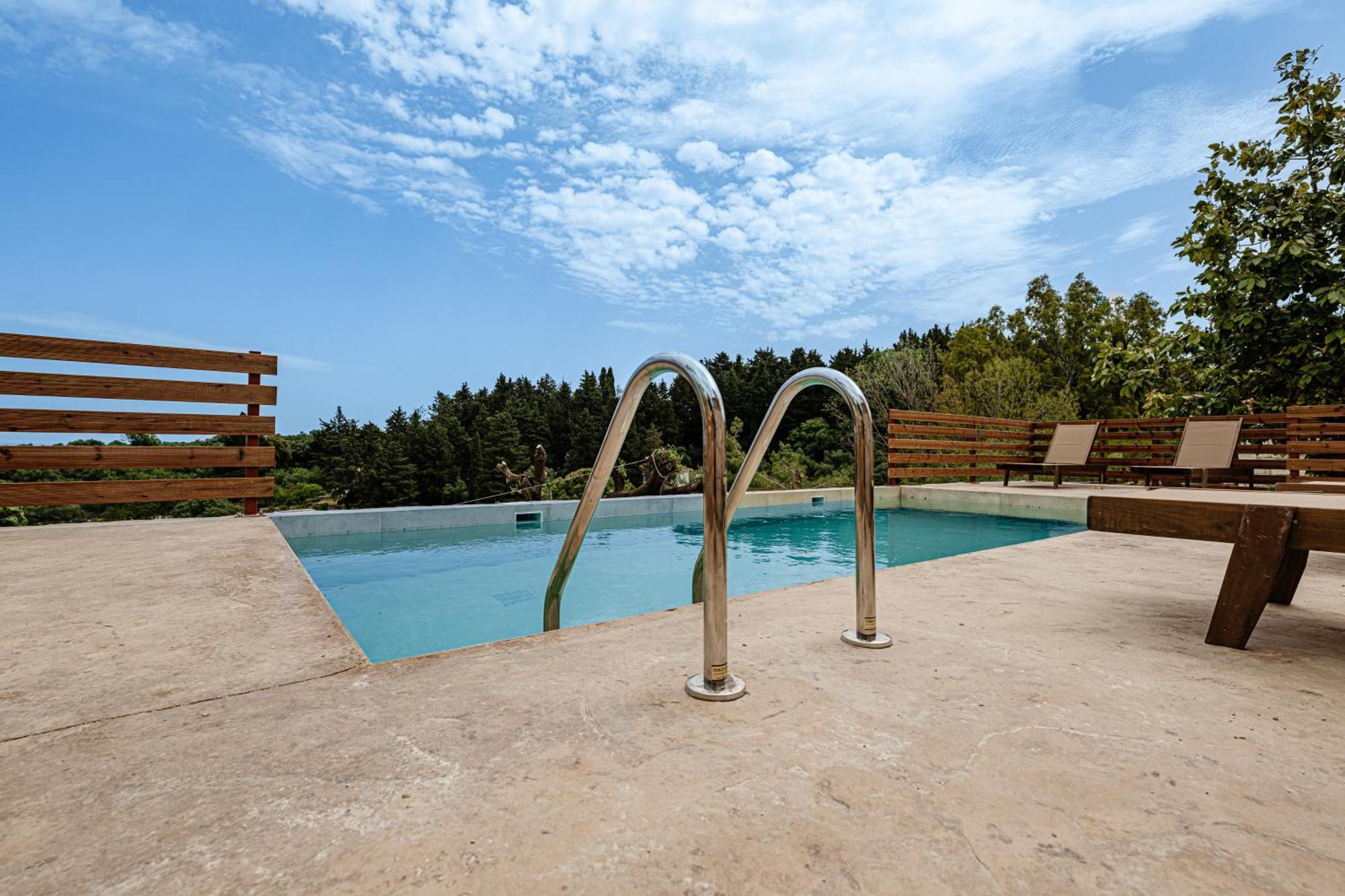 Vozas Villas - Traditional Houses With Great View Tragaki Bagian luar foto