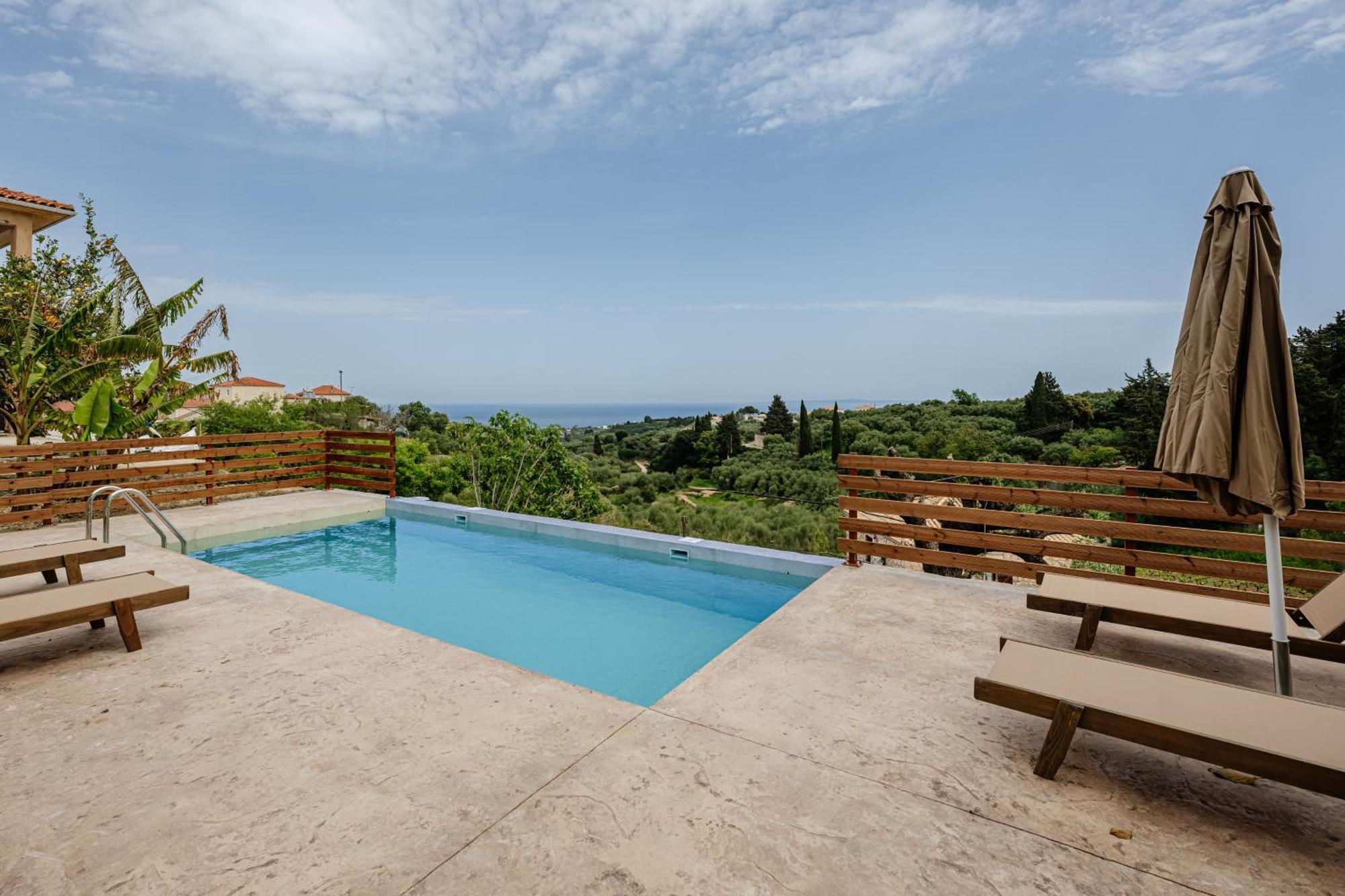 Vozas Villas - Traditional Houses With Great View Tragaki Bagian luar foto
